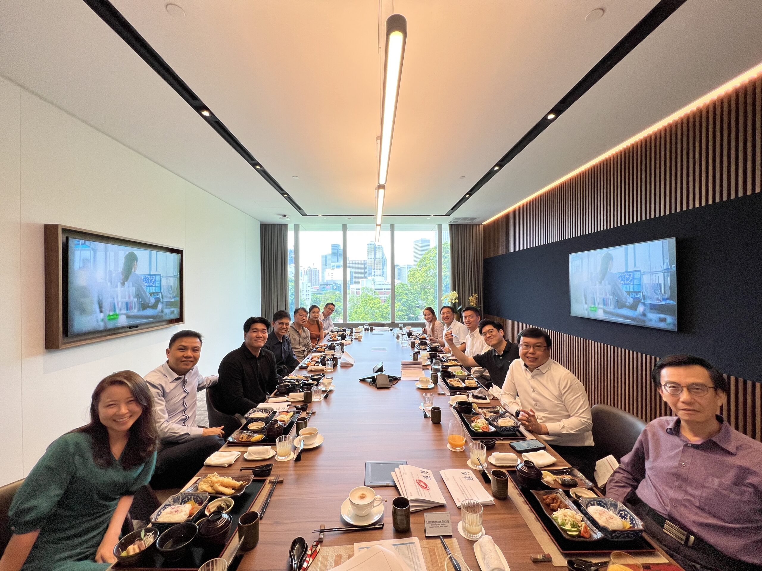 Lunch with UBS Asset Management Singapore